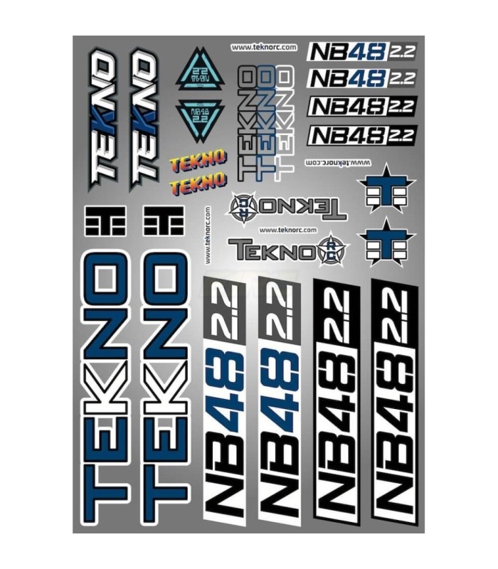 Pegatinas Tekno NB48 2.2 - E1rc.com