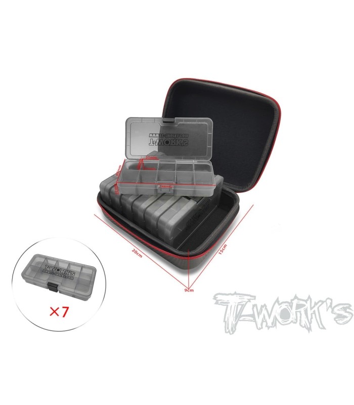 Maleta compacta con 7 cajas incluidas T-works - E1rc.com