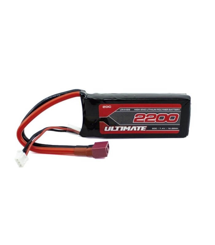 Lipo ultimate soft case 7.4V 2200mAh 20C lipo battery - E1rc.com
