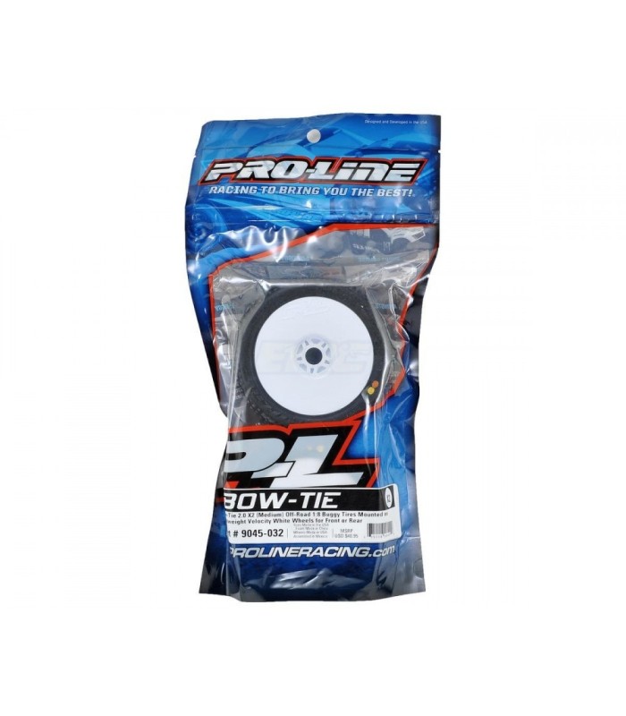 White 1/8 mounted bow-tie - E1rc.com