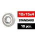 Rodamientos HS tapa metalica 10x15x4 (10) - E1rc.com