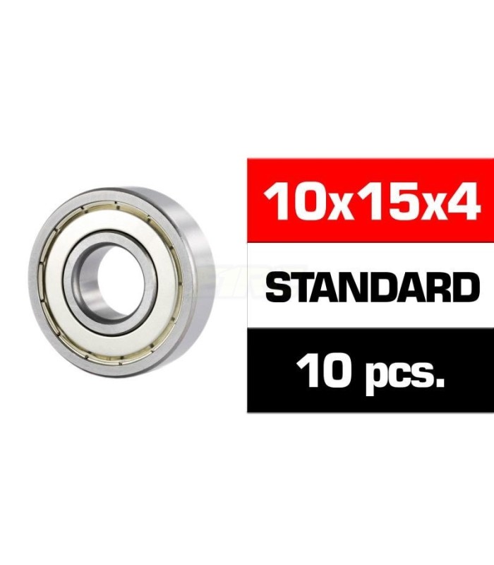 Rodamientos HS tapa metalica 10x15x4 (10) - E1rc.com