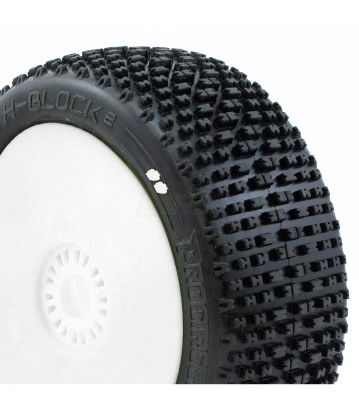 H-block v2 buggy S1 (supersoft) pegado blanco (2) - E1rc.com