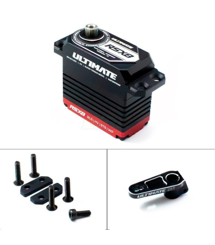 Servo ultimate RSX8 37kg 0.075S + horn UR1811-25 - E1rc.com