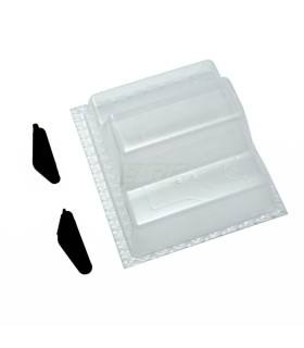 Alerones lexan delanteros Xray Xb8 con soporte 