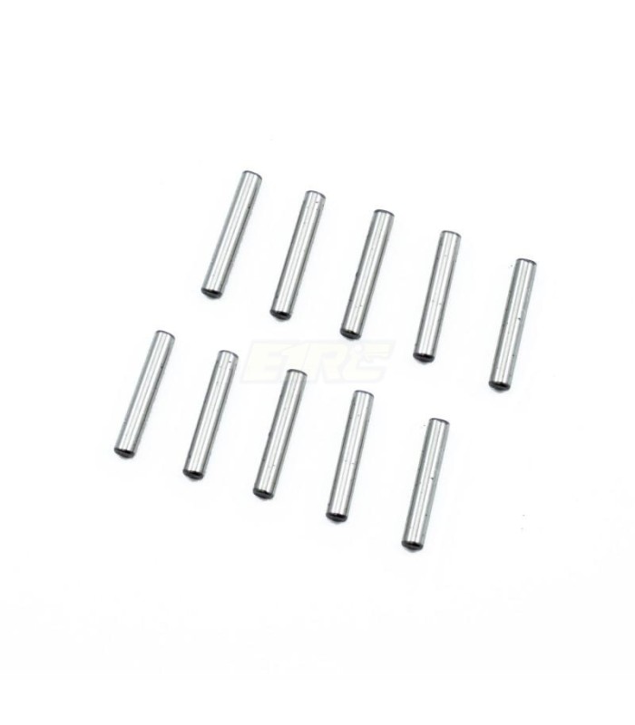 Kit de pines acero cromado 2.5x14.8mm (10ud) - E1rc.com
