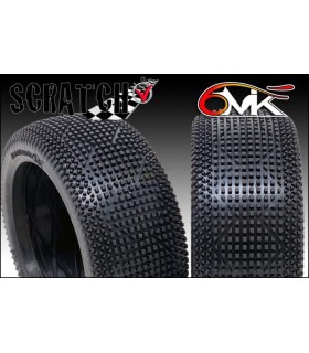 Scratch-T truggy llanta amarilla insert goma 21/40 Scratch-T truggy llanta amarilla insert goma 21/40