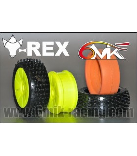 T-rex goma llanta amarilla insert verde 1/8 6mik T-rex goma llanta amarilla insert verde 1/8 6mik