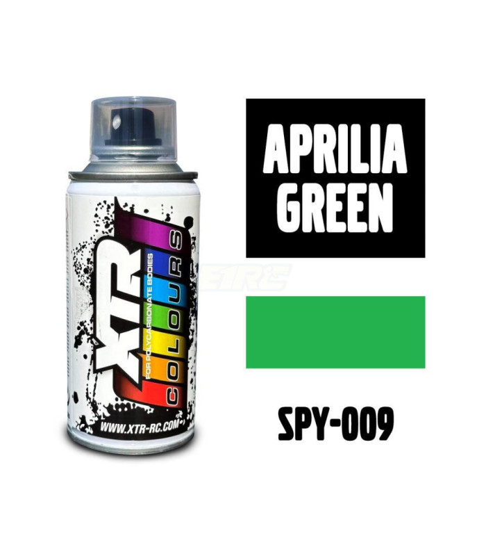 Pintura rojo aprilia verde spray 150ml XTR - E1rc.com