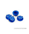 Tuercas ruedas JC embrague punisher 17mm azul (4u)