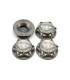 Tuercas de ruedas 17mm aluminio gris Rc Project - E1rc.com