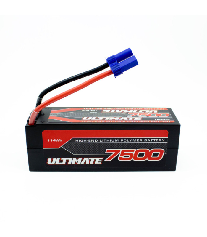 Ultimate 7500mAh 120C graphene battery with EC5 connector - E1rc.com