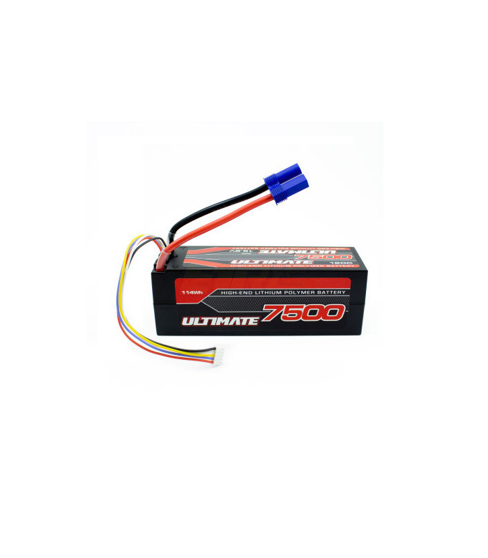 Ultimate 7500mAh 120C graphene battery with EC5 connector - E1rc.com