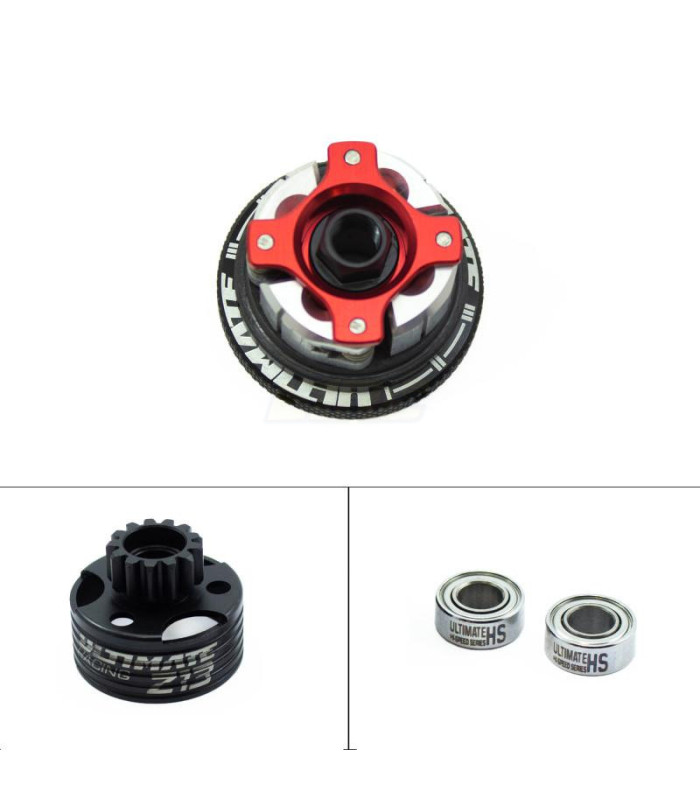 Kit embrague alu compack 4pro+campana z13 y rodas - E1rc.com