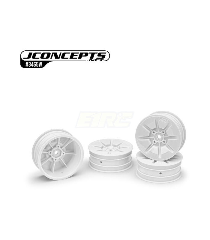Llanta jconcepts ancha Pioneer blanco 2wd - E1rc.com