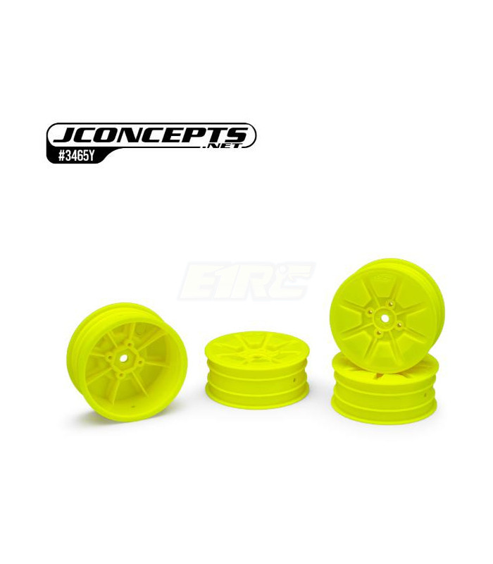 Llanta jconcepts ancha Pioneer amarilla 2wd - E1rc.com