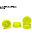 Llanta jconcepts ancha Pioneer amarilla 2wd