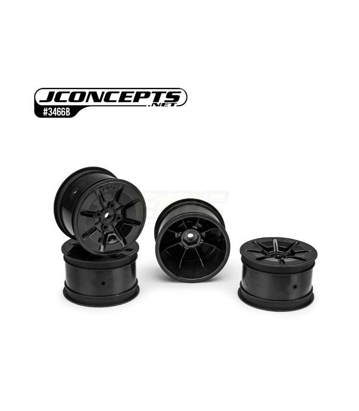 Llanta jconcepts Pioneer trasera negra 2/4wd - E1rc.com