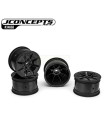Llanta jconcepts Pioneer trasera negra 2/4wd