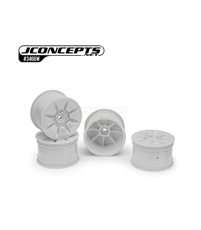 Llanta jconcepts Pioneer trasera blanca 2/4wd - E1rc.com