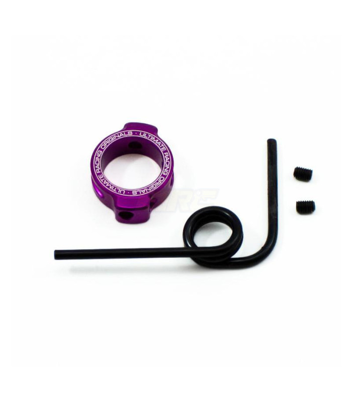 Soporte aluminio escape purpura - E1rc.com