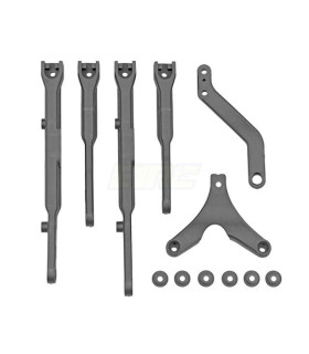 Team Associated RC10B84 FT Carbon Chassis Braces