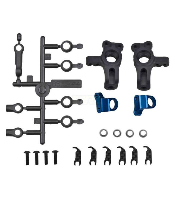 B84 FT Adjustable KPI Steering Block Kit - E1rc.com