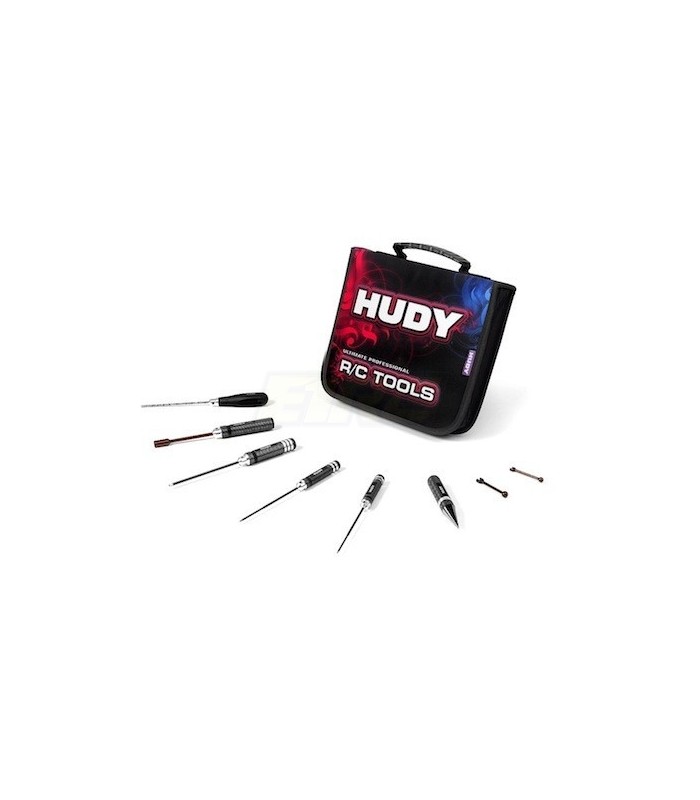 Kit de herramienta para coches pista electricos + bolsa de transporte - E1rc.com