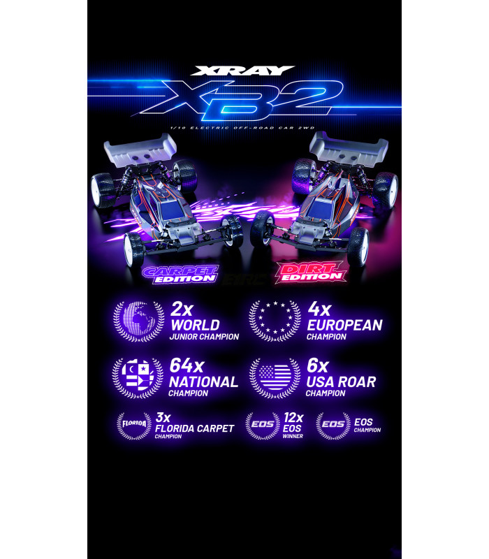 Xray XB2D 26 2wd electrico 1/10 off road - E1rc.com