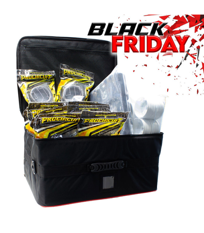 Pack 6 coches buggy ruedas procircuit +maleta - E1rc.com