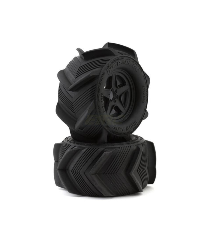 UpGrade Snow Plow 2.8" Pre-Mounted Sand/Snow Tires - E1rc.com