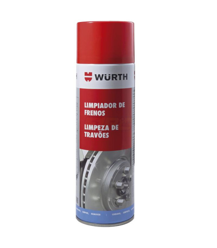 Limpiafrenos Wurth spray 500ml - E1rc.com