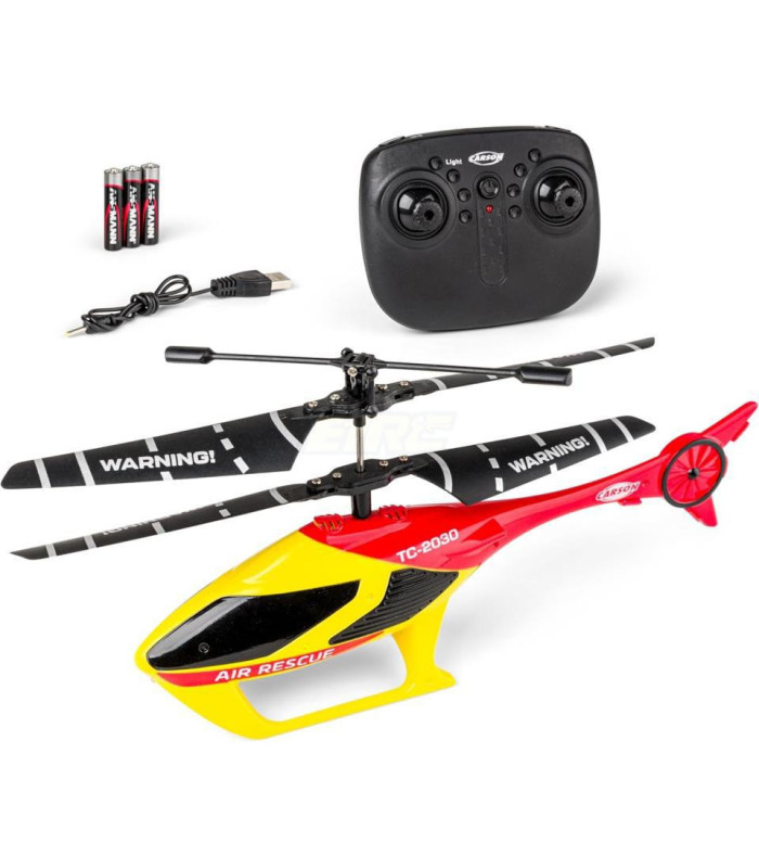 Helicoptero Rescue Carson RTF teledirigido - E1rc.com