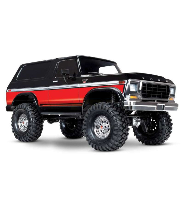 Ford Bronco crawler 1/10 RTR rojo y negro - E1rc.com