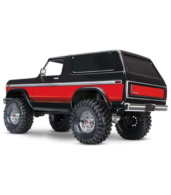 Ford Bronco crawler 1/10 RTR rojo y negro - E1rc.com