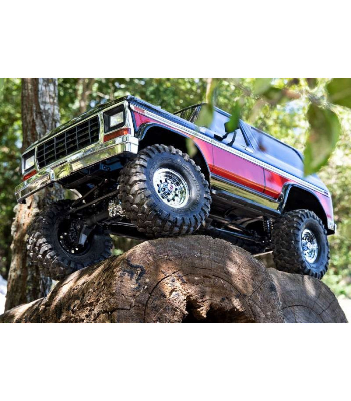 Ford Bronco crawler 1/10 RTR rojo y negro - E1rc.com