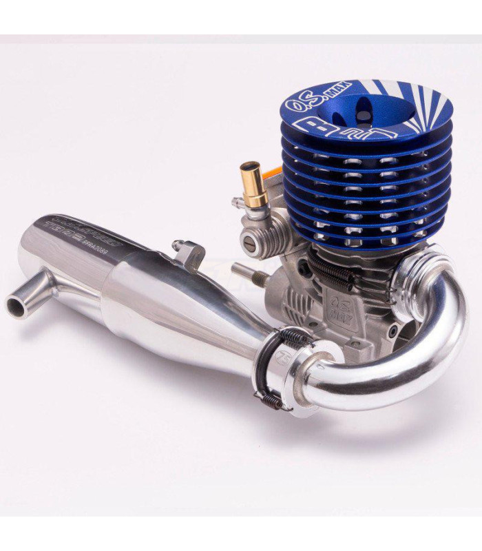Combo motor OS Max-B21 con escape 2089 - E1rc.com
