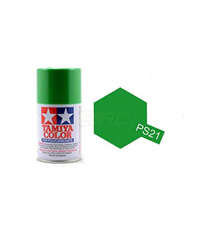 Pintura TAMIYA green PS-21 spray color park - E1rc.com