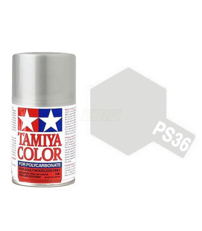 Pintura TAMIYA spray color traslucent silver PS-36 - E1rc.com