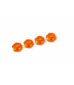 Tuerca 1/8 aluminio XTR ciega naranja estriada(4u)