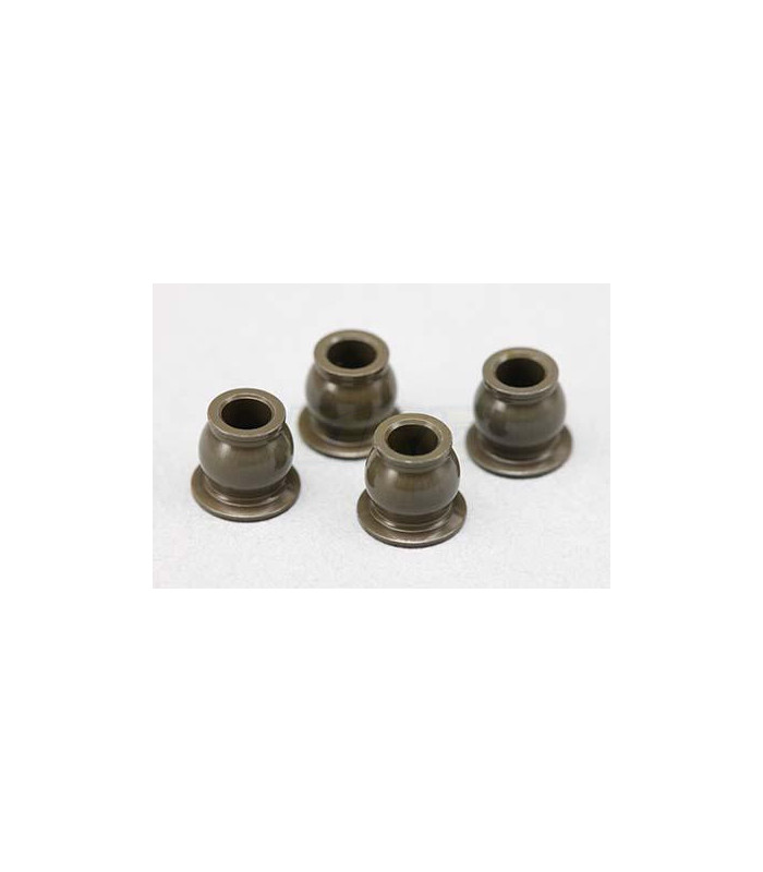 YZ-2T Aluminum Shock End Ball (Hard·6.8mm·4pcs) - E1rc.com