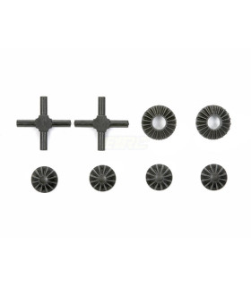 Engranajes cónicos del diferencial TA06 de Tamiya