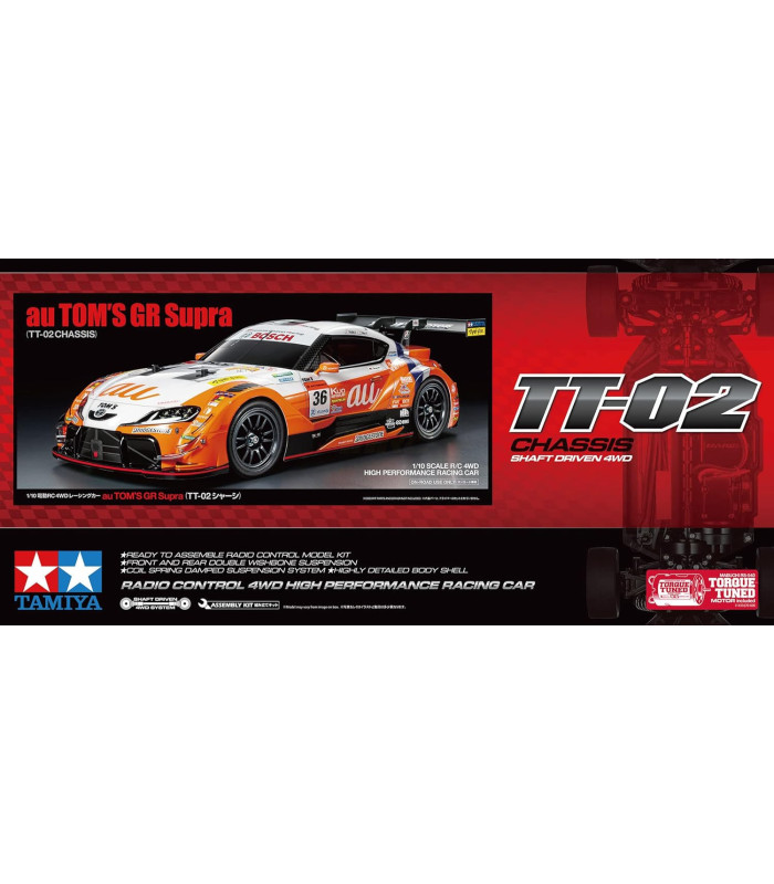 Tamiya TT02 Tom´s GR Supra - E1rc.com