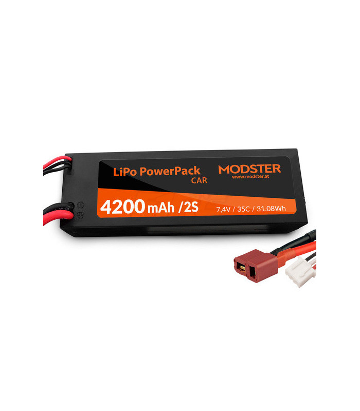 Bateria 4200 mAh lipo 7.4V 35C Modster - E1rc.com