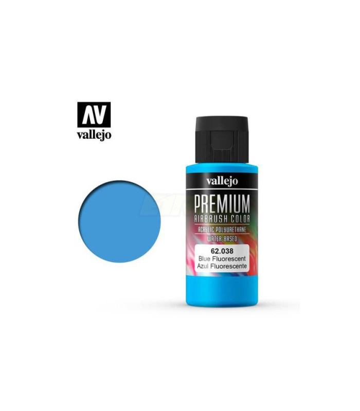 Azul fluor Vallejo Premium 60ml - E1rc.com