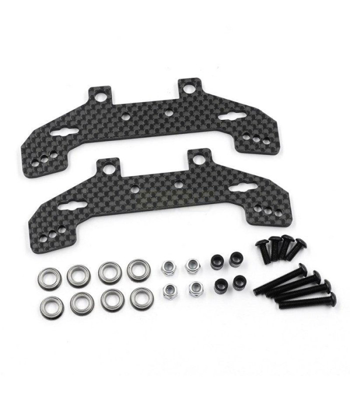 Sop. Carbono amort del y tras (2u) TT-02 Yeah R - E1rc.com