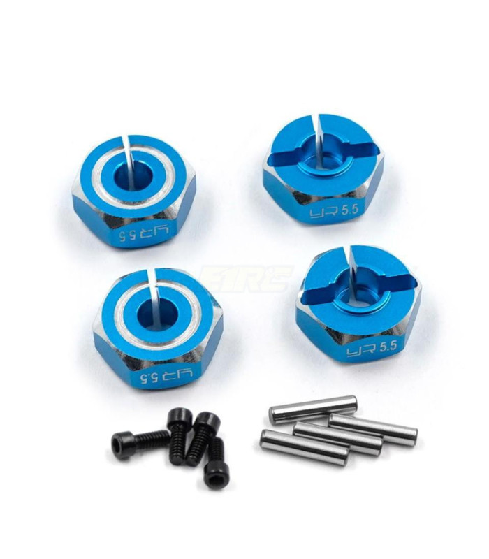 Alu hex adaptor set 12x6mm 1/10 touring drift craw - E1rc.com