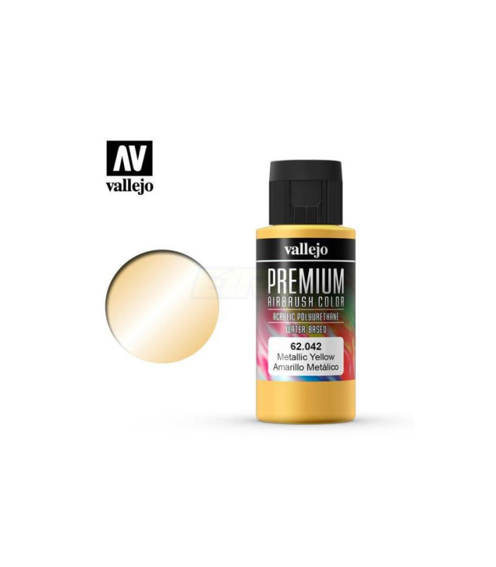 Amarillo metalico Vallejo Premium 60ml - E1rc.com