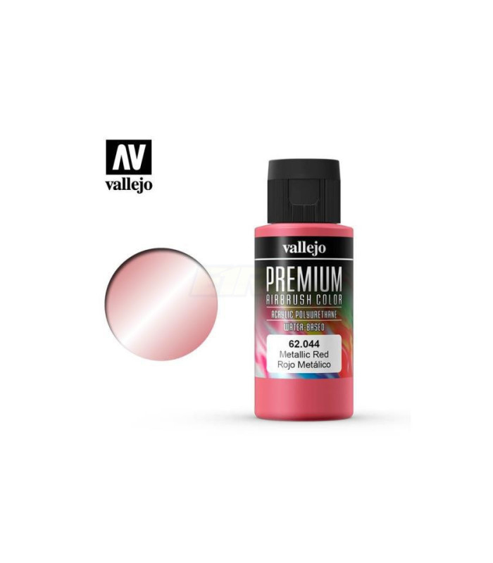 Rojo metalico Vallejo Premium 60ml - E1rc.com