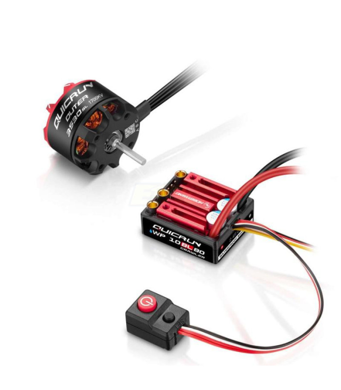 Combo WP10BL80-G2 QuicRun Outer 3530SL-1700kV - E1rc.com